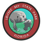 Lovers Key State Park Florida 3.5" Embroidered Iron or Sew-on Patch