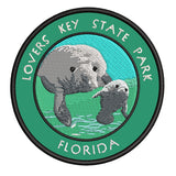 Lovers Key State Park Florida 3.5" Embroidered Iron or Sew-on Patch