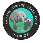 Manatee Springs State Park Florida 3.5" Embroidered Iron or Sew-on Patch