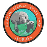 Manatee Springs State Park Florida 3.5" Embroidered Iron or Sew-on Patch