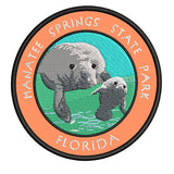 Manatee Springs State Park Florida 3.5" Embroidered Iron or Sew-on Patch