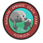 Manatee Springs State Park Florida 3.5" Embroidered Iron or Sew-on Patch