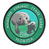 Manatee Springs State Park Florida 3.5" Embroidered Iron or Sew-on Patch