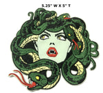 Medusa Embroidered Iron-on or Sew-on Patch