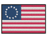 American Flag US Betsy Ross Revololutionary War 1776 Embroidered Iron or Sew-on Patch