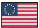 American Flag US Betsy Ross Revololutionary War 1776 Embroidered Iron or Sew-on Patch