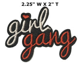 Girl Gang 2.25" Embroidered Patch Iron Sew-on Girl Power Series Decorative Applique Cosplay Patches