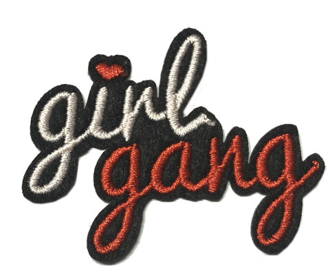 Girl Gang 2.25" Embroidered Patch Iron Sew-on Girl Power Series Decorative Applique Cosplay Patches