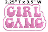 Girl Gang 3.5" Embroidered Patch Iron Sew-on Girl Power Series