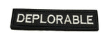 Deplorable Tactical Morale Patch Hook and Loop Fastener Backing Keeping America Great MAGA TRUMP Series  (Red)