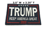 Donald Trump - 2020 - Tactical Morale Patch Hook and Loop Fastener Backing Keep America Great MAGA TRUMP Series