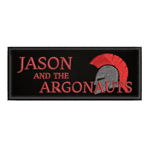 Jason and the Argonauts Classic Movies  4" W x 1.5" T Embroidered Iron/Sew-on Patch