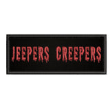 Jeepers Creepers Horror Movies  4" W x 1.5" T Embroidered Iron/Sew-on Patch