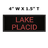 Lake Placid Horror Movies  4" W x 1.5" T Embroidered Iron/Sew-on Patch