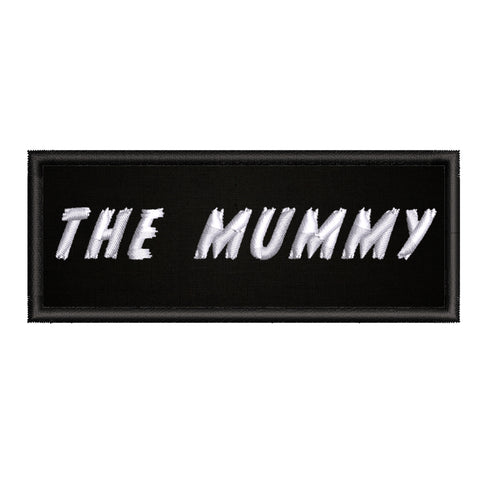 The Mummy Horror Movies  4" W x 1.5" T Embroidered Iron/Sew-on Patch