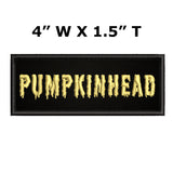 Pumpkinhead Horror Movies  4" W x 1.5" T Embroidered Iron/Sew-on Patch