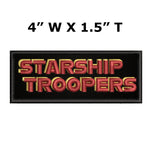 Starship Troopers Horror Movies  4" W x 1.5" T Embroidered Iron/Sew-on Patch