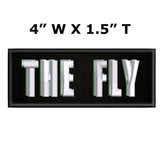 The Fly Horror Movies  4" W x 1.5" T Embroidered Iron/Sew-on Patch