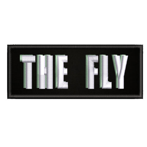 The Fly Horror Movies  4" W x 1.5" T Embroidered Iron/Sew-on Patch