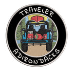 Adirondacks, New York Traveler! 3.5" Embroidered Iron or Sew-on Patch