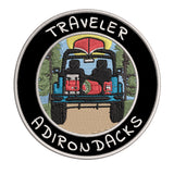 Adirondacks, New York Traveler! 3.5" Embroidered Iron or Sew-on Patch