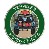 Adirondacks, New York Traveler! 3.5" Embroidered Iron or Sew-on Patch