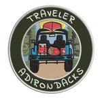 Adirondacks, New York Traveler! 3.5" Embroidered Iron or Sew-on Patch