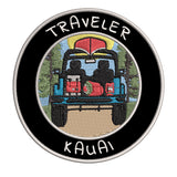 Kauai, Hawaii Traveler! 3.5" Embroidered Iron or Sew-on Patch