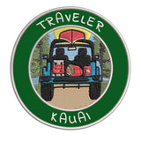 Kauai, Hawaii Traveler! 3.5" Embroidered Iron or Sew-on Patch