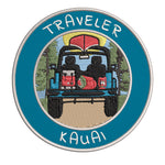 Kauai, Hawaii Traveler! 3.5" Embroidered Iron or Sew-on Patch