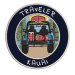 Kauai, Hawaii Traveler! 3.5" Embroidered Iron or Sew-on Patch