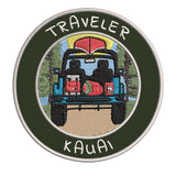 Kauai, Hawaii Traveler! 3.5" Embroidered Iron or Sew-on Patch