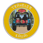 Kauai, Hawaii Traveler! 3.5" Embroidered Iron or Sew-on Patch