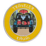 Kauai, Hawaii Traveler! 3.5" Embroidered Iron or Sew-on Patch