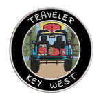 Key West, Florida Traveler! 3.5" Embroidered Iron or Sew-on Patch