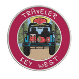 Key West, Florida Traveler! 3.5" Embroidered Iron or Sew-on Patch