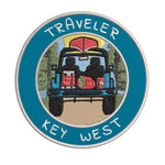 Key West, Florida Traveler! 3.5" Embroidered Iron or Sew-on Patch