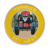 Key West, Florida Traveler! 3.5" Embroidered Iron or Sew-on Patch