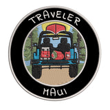 Maui, Hawaii Traveler! 3.5" Embroidered Iron or Sew-on Patch