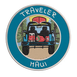 Maui, Hawaii Traveler! 3.5" Embroidered Iron or Sew-on Patch