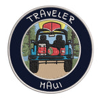 Maui, Hawaii Traveler! 3.5" Embroidered Iron or Sew-on Patch