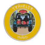 Miami, Florida Traveler! 3.5" Embroidered Iron or Sew-on Patch