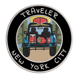 New York City, New York Traveler! 3.5" Embroidered Iron or Sew-on Patch