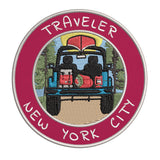 New York City, New York Traveler! 3.5" Embroidered Iron or Sew-on Patch