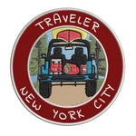 New York City, New York Traveler! 3.5" Embroidered Iron or Sew-on Patch