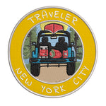 New York City, New York Traveler! 3.5" Embroidered Iron or Sew-on Patch