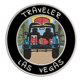 Las Vegas, Nevada Traveler! 3.5" Embroidered Iron or Sew-on Patch