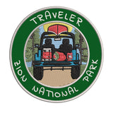 Zion National Park, Utah Traveler! 3.5" Embroidered Iron or Sew-on Patch