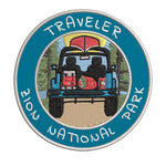 Zion National Park, Utah Traveler! 3.5" Embroidered Iron or Sew-on Patch