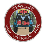 Zion National Park, Utah Traveler! 3.5" Embroidered Iron or Sew-on Patch